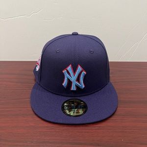New Era, 59Fifty Fitted Hat, New York Yankees, Purple, Red & Blue